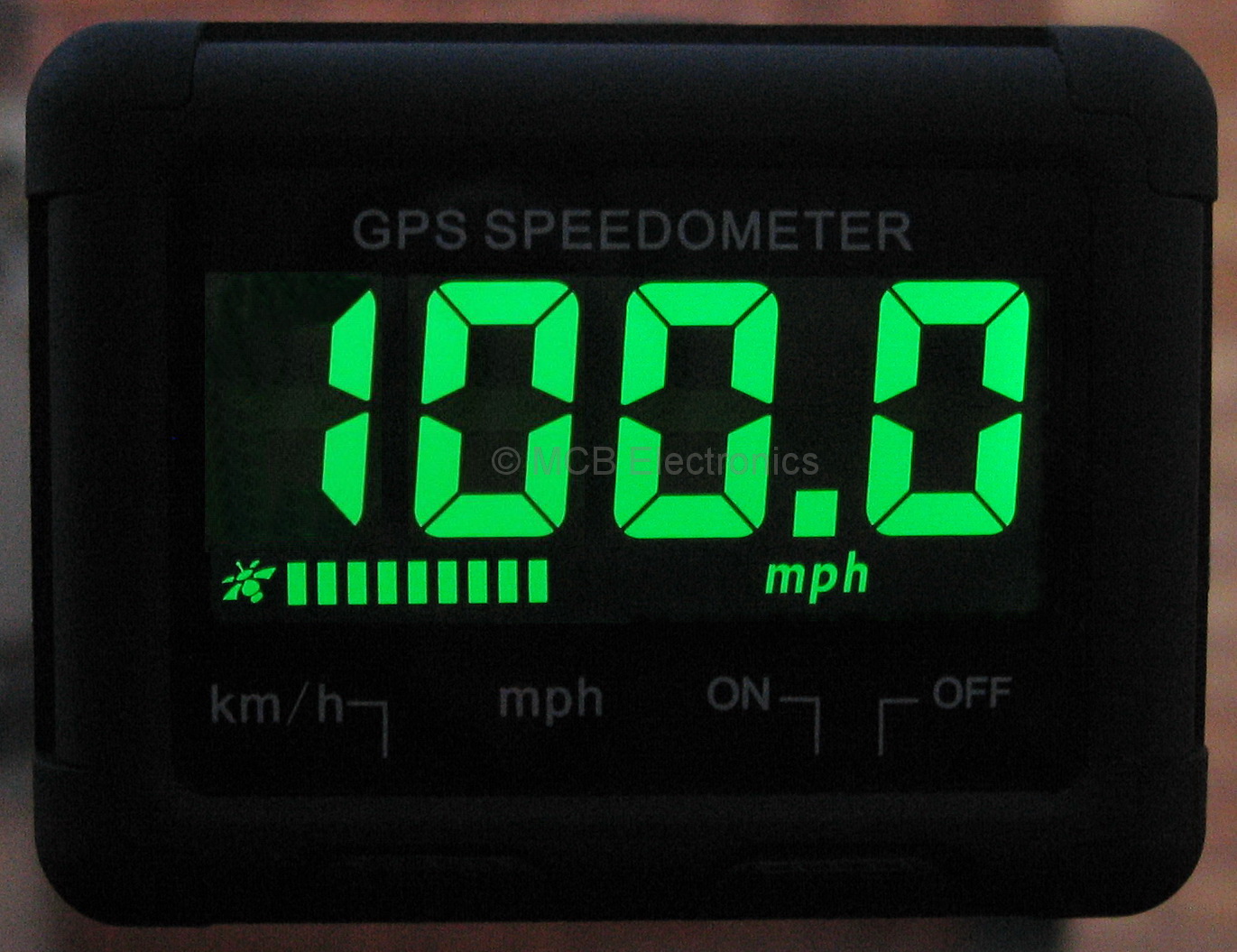 AU HP02 Speedo Precision LCD GPS Speedometer / Digital Speed Gauge